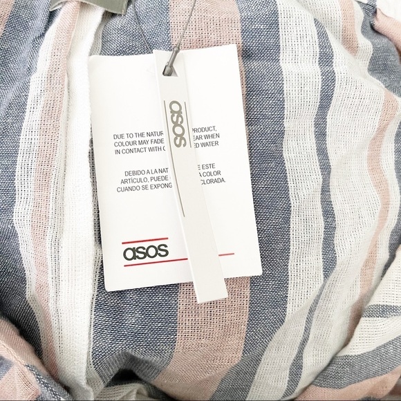 ASOS Woven Striped Ruffled 2pc Set - Picture 11 of 12